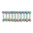 thumbnail image 3 of 9Pcs Mixed Style Lip Nipple Tongue Bar Barbell Ring Labret Body Piercing Jewelry, 3 of 7