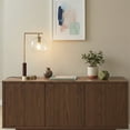 thumbnail image 4 of Fuska Glass Globe Metal Table Lamp with Antique Brass Finish, 4 of 8