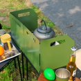 Manyache Folding Camping Stove Windscreen 4 Plates Design Rustproof