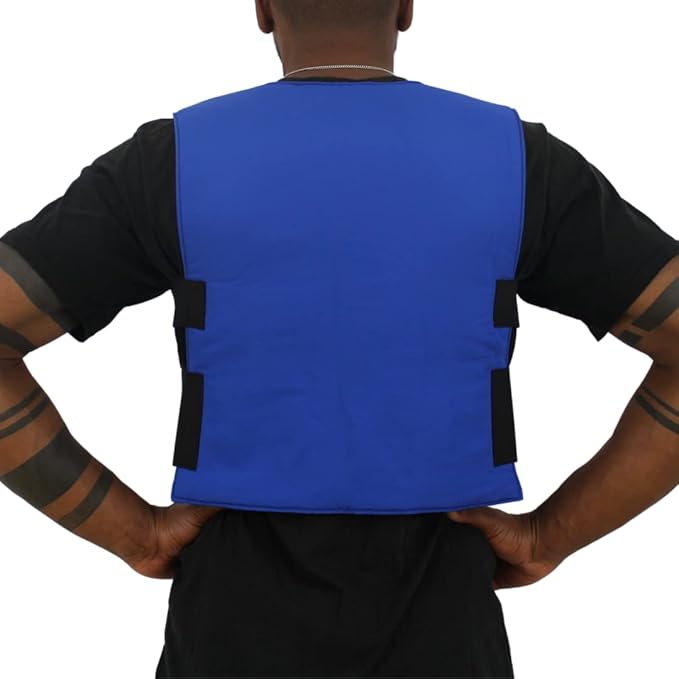 Glacier Tek Cool Vest Personal Cooling, 59 Degrees for 2.5 hours 8 Cool Packs, recharge in 30 minutes