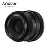 Andoer 50mm F1.8 Digital Camera Lens Large Aperture APS-C Frame Multilayer Film Coating Mirrorless Camera Lens Compatible with Olympus EPM1/ EPM2/ E-PL1/ E-PL2/ E-PL3/ E-M1/ E-M5/ E- Compatible with