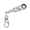 M silver, variant on 10mm Ratcheting Wrench Keychain with 180° Rotating Head Lightweight for Car Tuning