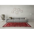 thumbnail image 3 of Ahgly Company Indoor Rectangle Oriental Red Industrial Area Rugs, 2' x 4', 3 of 4