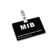 thumbnail image 2 of Men in Black ID Badges Set of 2 Name tag Costume, 2 of 3