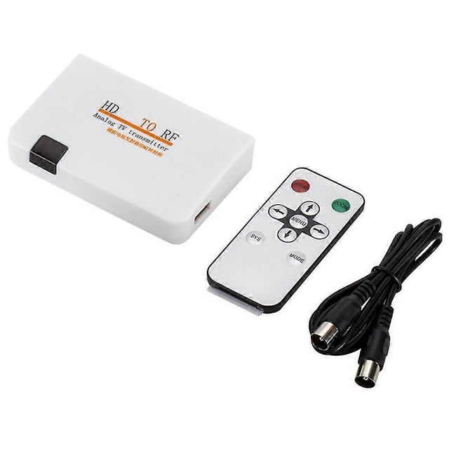 Hdmi-compatible To Rf Coaxial Converter Box Adapter Hd Digital Analog