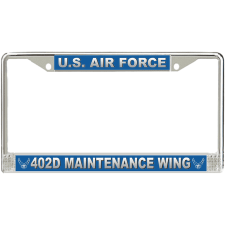 U.S. Air Force 402d Maintenance Wing License Plate Frame
