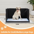 thumbnail image 7 of Dog Pee Pad Holder with High Walls, No-Spill Indoor Potty for Large Dogs, Foldable Puppy Litter Box, Patent Pending (25.2" Lx21.3 Wx15.7 H), 7 of 7