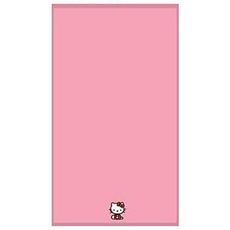 Hello Kitty Embroidered Pink Hand Towel - 16 in x 28 in