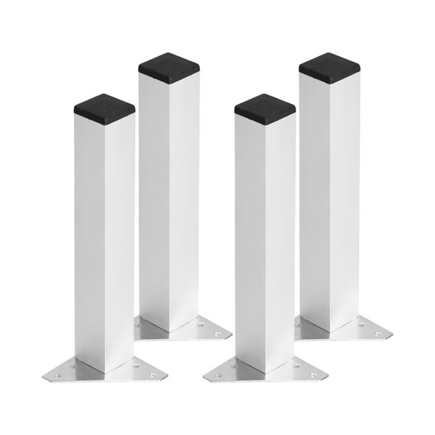 10 Inch Furniture Legs Aluminium Alloy Feet Table Shelves Leg