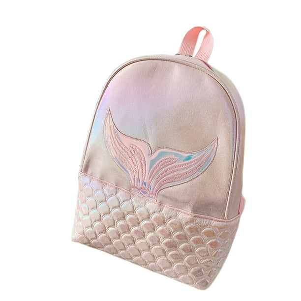Mochilas de sirena flash de ocio para niñas mochilas de impresión multifuncionales brillantes para adolescentes