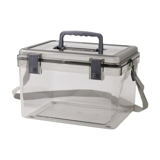Cajas organizadoras de almacenamiento para encimeras de cocina, despensas y organizadores de almacenamiento Tapa transparente