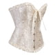 thumbnail image 5 of Minnieouse Mujer Corset Overbust Bustier Strapless Shapwear Ropa interior, S, Negro Ropa interior albaricoque METRO, 5 of 6