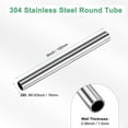 thumbnail image 3 of 150mm 304 Stainless Steel Tube, 16mm OD 1.5mm Wall Thickness Seamless Stainless Steel Tubing for Construction/Machining/DIY Crafting [0.63x0.06x6IN], 3 of 7