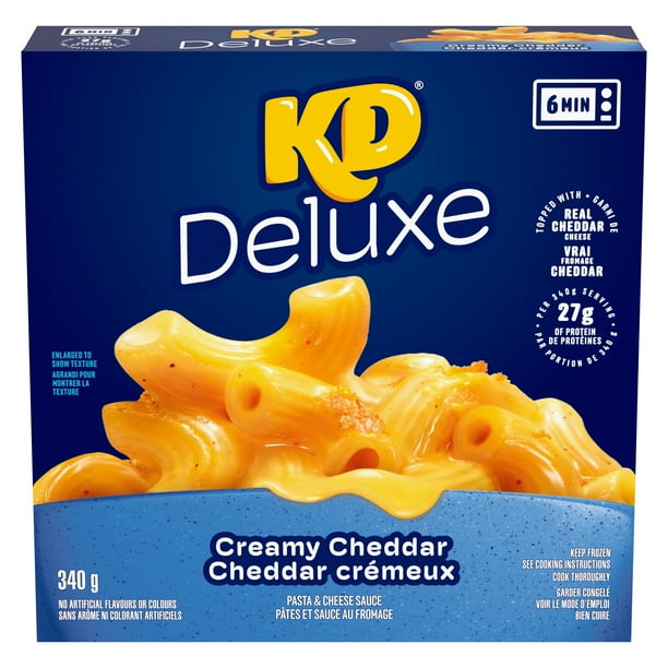 KD DELUXE FROZEN MAC & CHEESE CHEDDAR 340G Walmart.ca