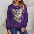 thumbnail image 3 of Sudadera con capucha de perro encantadora, sudadera de moda para mujer, abrigos para niña, sudadera con capucha de gato animal, ropa para mujer, jerséis kawaii Y2K Falls, cuello redondo, 3 of 5