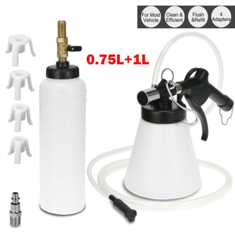 Pneumatic Air Pressure Brake Bleeder Kit Portable Oil Tank Fluid Extractor 