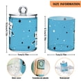 thumbnail image 3 of Robots and Stars Cute Translucent Plastic Cans Storage Canisters with Lid Set of 4, 3 of 7