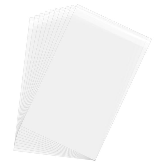 Uxcell 19.3"x 11.8" Acid-Free Picture Sleeve, 25Pack Crystal Clear Sleeves Storage Bag