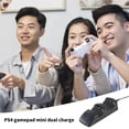 thumbnail image 3 of Estación De Carga De Base Doble Controlador De Manija Cargador Usb Estación De Soporte De Base De Carga Dual Para Ps4 Yuarrent EL008712-00, 3 of 6