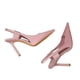thumbnail image 3 of French Designer Women's Pink High Heels, Thin High Heels Mules Slim Heels Elegant Sandals Shoe, 3 of 5
