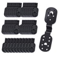 thumbnail image 2 of PEONAVET 100 Pcs Shade Cloth Clip, Round Plastic Black Clips for Sun Shade Net, Anti Bird Netting, Garden Netting, Shade Netting, Shade Fabric Accessories, 2 of 9