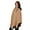 Camel, variant on Women’s Shawl Collar Pleated Fleece Poncho One Size Fits All