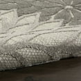 thumbnail image 6 of Nourison Aloha Indoor/Outdoor Tropical Floral Silver Grey 5'3" x 7'5" Area Rug, (5' x 8'), 6 of 10