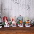 thumbnail image 3 of Adornos navideños Calcetines de Papá Noel Muñeca de pinzas Calcetines de lino Colgante de árbol de Navidad Bolsa de regalo de Navidad, 3 of 6