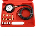 thumbnail image 1 of Engine Oil Pressure Tester and Transmission Fluid Diagnostic Test Kit, 500 PSI / 35 Bar Gauge, with Adapter Box, 1 of 5