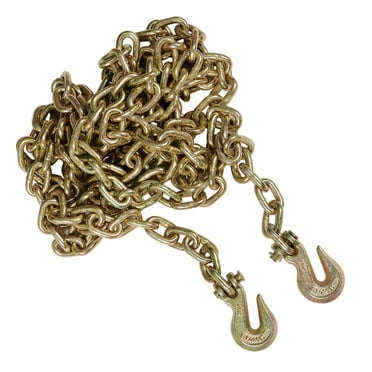 Genrics 3/8" 20' G70 truck Tow Chain Tie Down Binder With Grade 70 Hooks