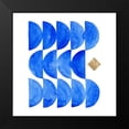 thumbnail image 2 of Green, Jacob 15x15 Black Modern Framed Museum Art Print Titled - Sapphire Halves I, 2 of 5