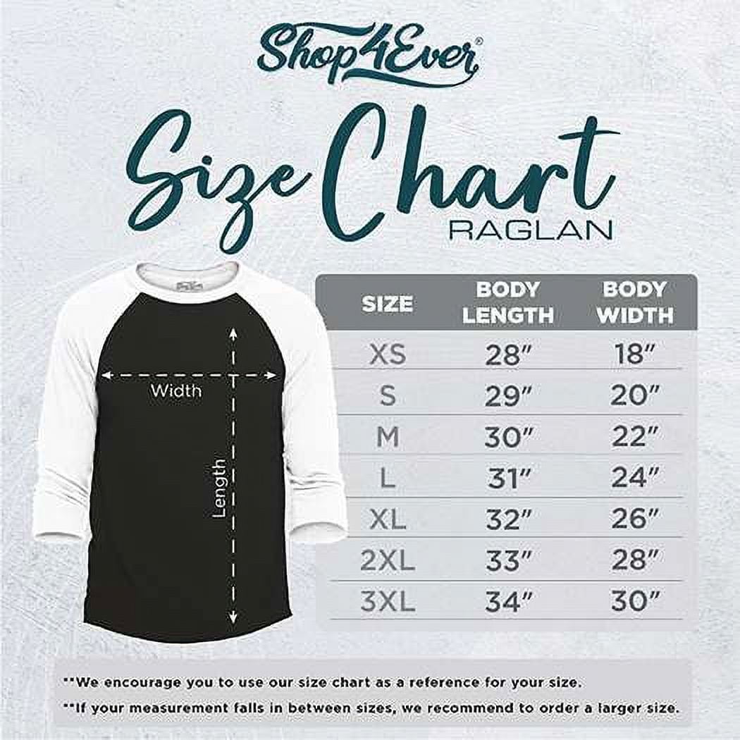 Shop4Ever Men's Be in Awe of My 'Tism Autism Awareness Raccoon Raglan Baseball Shirt Medium Black/White