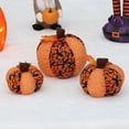 thumbnail image 6 of Hadanceo Halloween Pumpkin Ornament Cute Fluffy Plush Toy Ghost Face Pumpkin Stuffed Doll Decoration Halloween Party Scene Layout Props Holiday Gift, 6 of 8