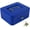 Blue, variant on Cash Box with Key,Small Safe Lock Box with Portable Handle,Cash Drawer,5.91"x 4.72"x 3.15" Black Small