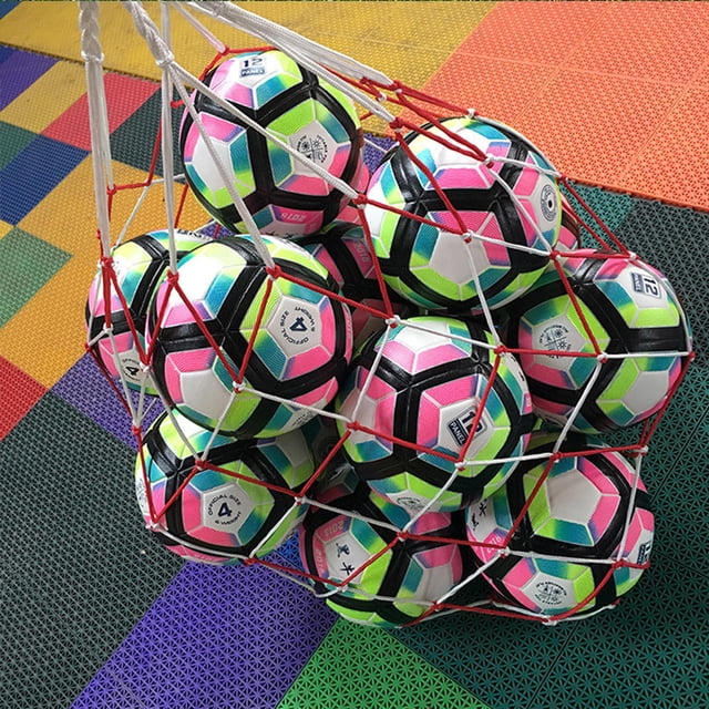 OULII Filet de Football Poche Conteneur de Rangement pour Balles de Sport pour Écoles et Entraînement