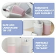 thumbnail image 3 of OULII Portable Toothbrush Cup Case Grey Bamboo Fiber for Camping 1Pack, 3 of 8