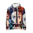 thumbnail image 2 of Demon Slayer Trendy Cartoon Men'S Fleece Hooded Hoodie, hoodies for women men with pockets,Fall Fashion 2025 Pullover Sweaters Winter Clothes, 2 of 9