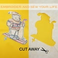thumbnail image 2 of New Brothread Cut Away Machine Embroidery Stabilizer Backing 10" x 50 Yd roll - Medium Weight - Cut into Variable Sizes - for Mac, 2 of 6