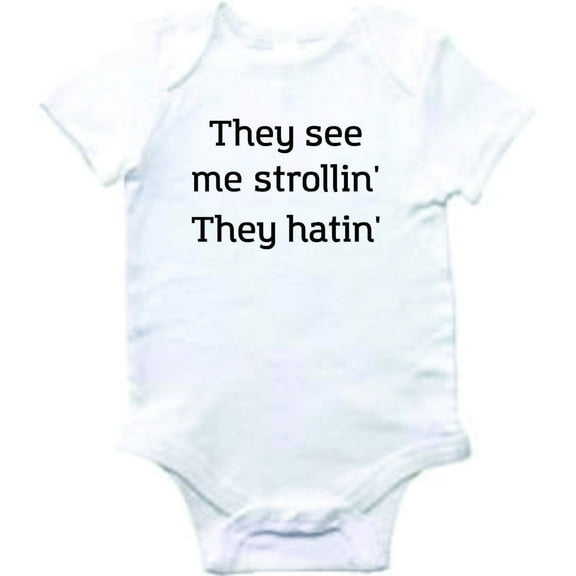 Design With Vinyl Future Smartass Just Like Cute Baby Clothes - Pink Shortsleeve