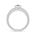 thumbnail image 2 of ANGARA Natural 0.82 Ct. Diamond Vintage Inspired Ring in 14K White Gold for Women (Ring Size: 11.5), 2 of 10