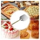 thumbnail image 4 of Pala para Pizza de Metal Antiadherente de 12 Pulgadas con de Madera, Bandeja de Transferencia para Hornear Pizzas y Pasteles Caseros., 4 of 5