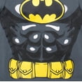 thumbnail image 5 of DC Comics Little Kids' Boy or Girl Short Sleeve Cosplay T-Shirt with Detachable Cape Grey Batman, 5 of 9