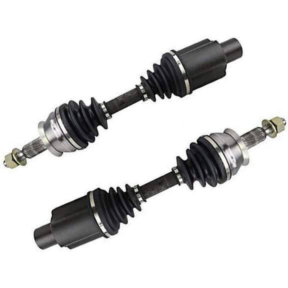 Pair 2 Front CV Axle Drive Shaft Assembly (Left and Right Side) for 2000 2001 Dodge Dakota, Durango - 4WD
