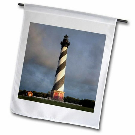North Cape Furniture 3dRose North Carolina, Buxton, Cape Hatteras Lighthouse Polyester 1'6'' x 1' Garden Flag ()