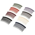 thumbnail image 3 of 8pcs Decorative Frosted Twist Combs for Women Small French Side Hair Clips Accessories for Girls, 3 of 7