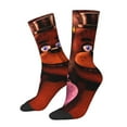 thumbnail image 2 of Saiise Five Nights At Freddy'S Funny Socks Men Women Adults Novelty Graphic Crew Tube Socks Crazy Design Casual Dress Socks for Sports,Running,Travel, 2 of 7