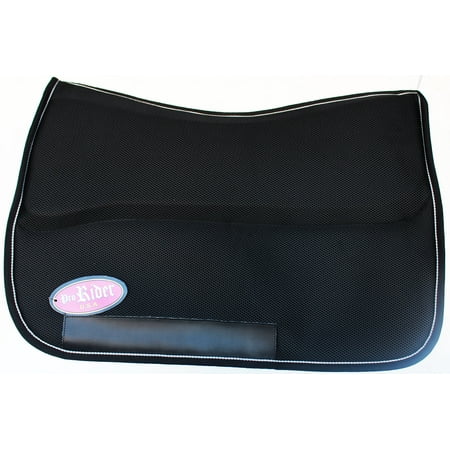 Neoprene Saddle Cover - Horse English Endurance Non-Slip Neoprene Dressage Saddle Pad Black 6406BK1