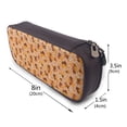 thumbnail image 3 of Lsque Hippie Ditsy Floral Printed Big Capacity PU Leather Pencil Case Large Pencil Pouch Stationery Pen Bag Pencil Holder for Teen, 3 of 6