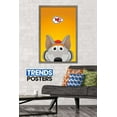 thumbnail image 2 of NFL Kansas City Chiefs - Mascot K. C. Wolf 20 Wall Poster, 22.375" x 34", Framed, 2 of 3