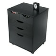 thumbnail image 6 of Winsome Halifax Bins & Drawers Storage Mobile Cabinet 20521, Black Finish, 6 of 24